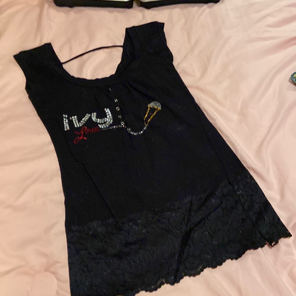 Ivy live hand beaded fancy t